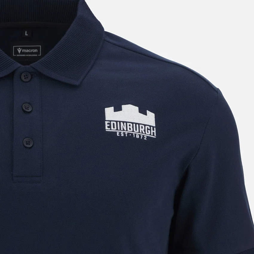 Athleisure Polo del Edinburgh Rugby 2025/26 Athleisure Polo del Edinburgh Rugby 2025/26