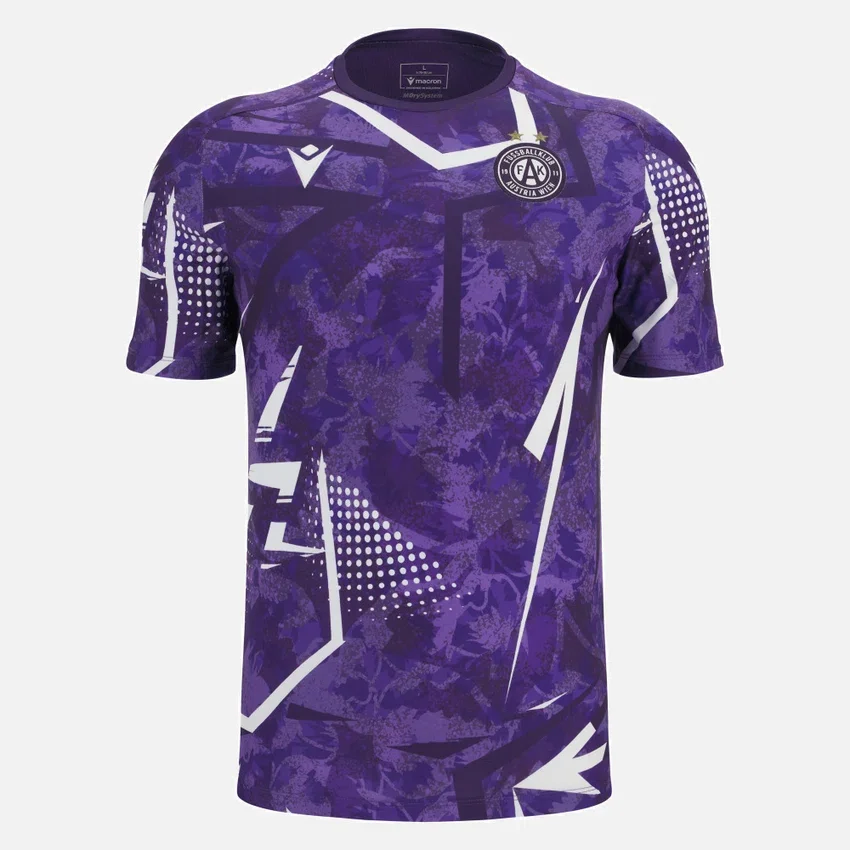 Camisas de calentamiento para adultos FK Austria Wien 2025/26 Camisas de calentamiento para adultos FK Austria Wien 2025/26