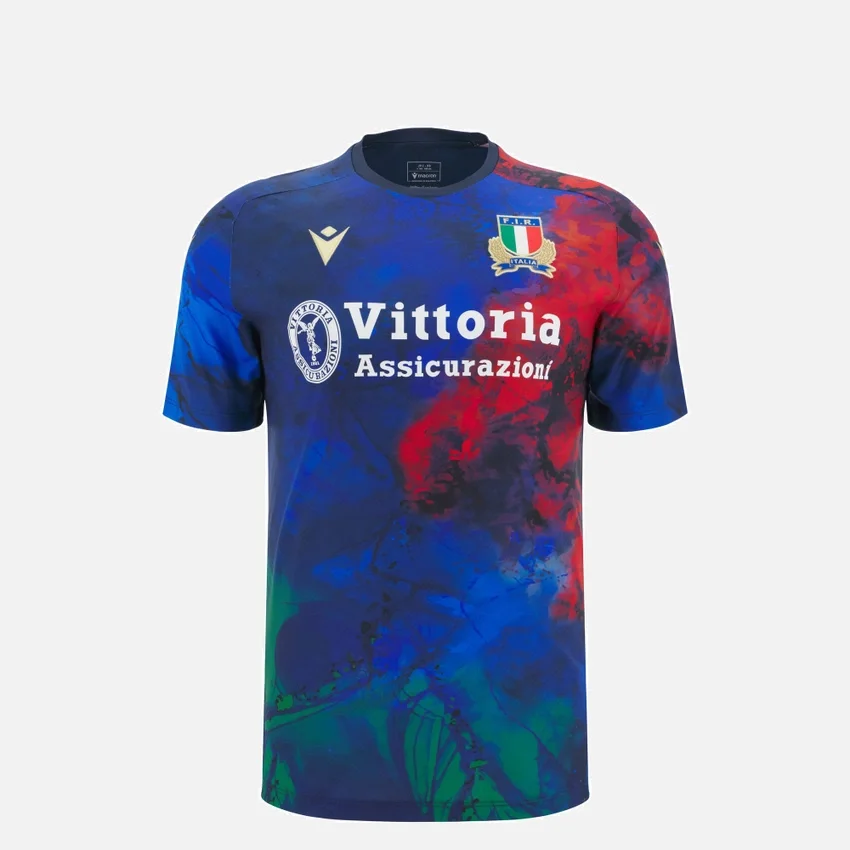 Camisas de entrenamiento para niño Italia Rugby 2025/26 Camisas de entrenamiento para niño Italia Rugby 2025/26