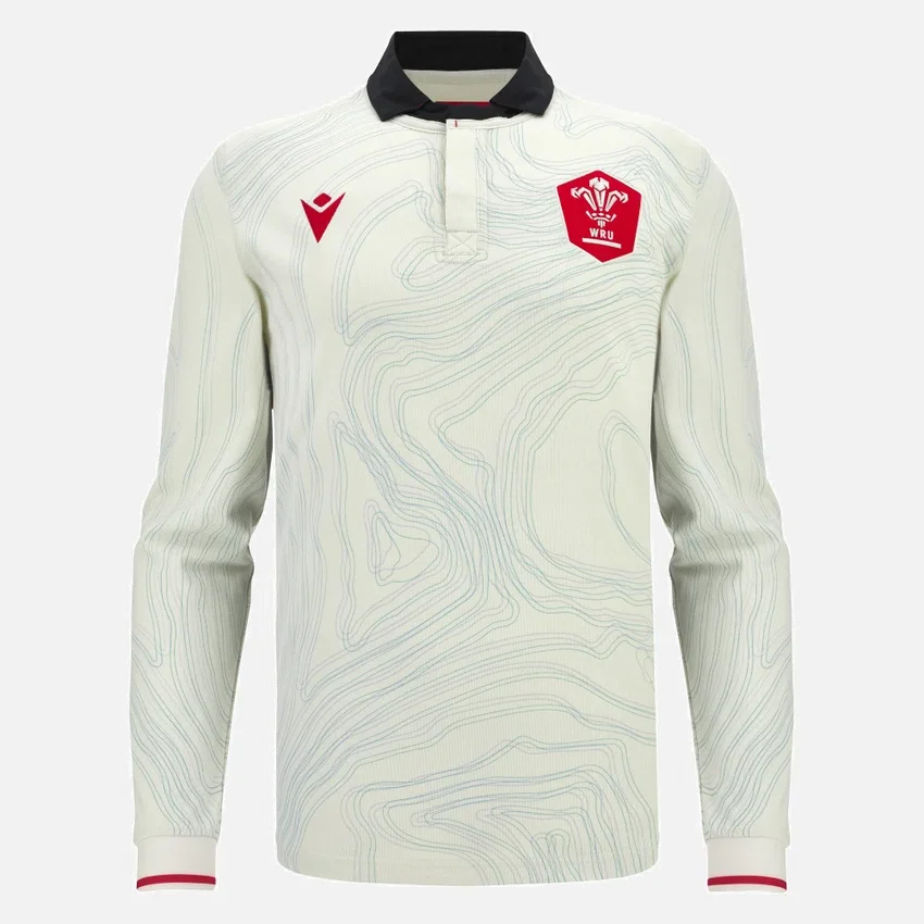 Camisas de manga larga para los partidos fuera de casa de la selección galesa de rugby 2025/26 Camisas de manga larga para los partidos fuera de casa de la selección galesa de rugby 2025/26