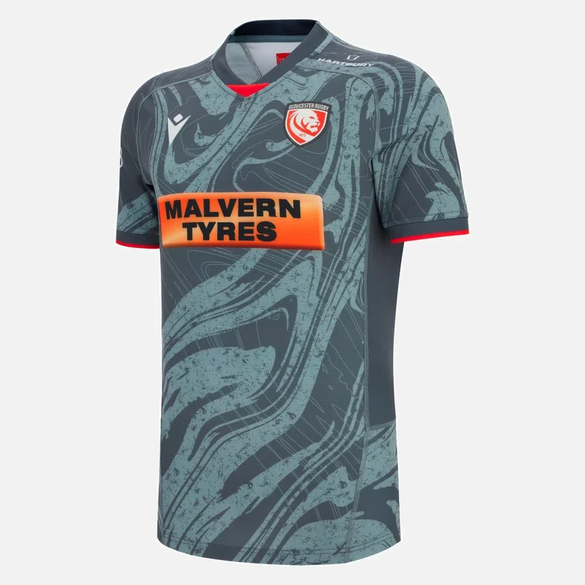 Camisas de partido de la Eurocopa 2025/26 del Gloucester Rugby Camisas de partido de la Eurocopa 2025/26 del Gloucester Rugby