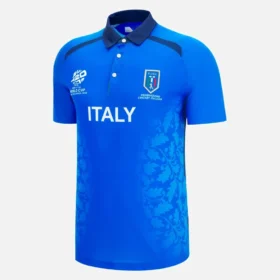 Camisas de partido de la Federación Italiana de Críquet para hombres de la Copa del Mundo 2026 Camisas de partido de la Federación Italiana de Críquet para hombres de la Copa del Mundo 2026