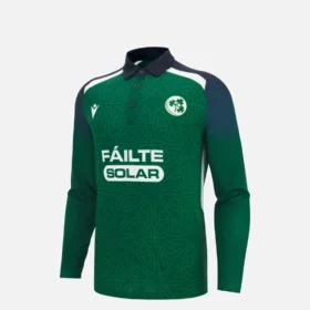 Camisas de partido de manguitos largos para jóvenes del equipo de críquet de Irlanda 2026/28 ODI Camisas de partido de manguitos largos para jóvenes del equipo de críquet de Irlanda 2026/28 ODI