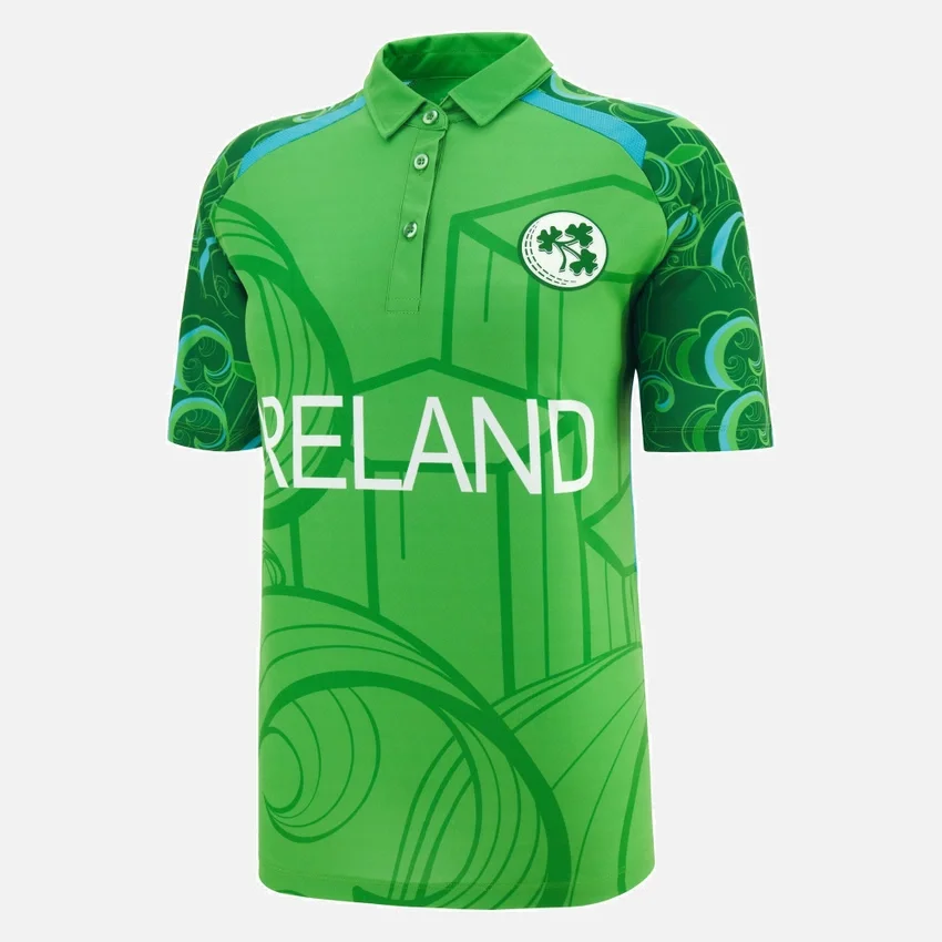 Camisas de partido T-20 femeninas del equipo de críquet de Irlanda 2026/28 Camisas de partido T-20 femeninas del equipo de críquet de Irlanda 2026/28