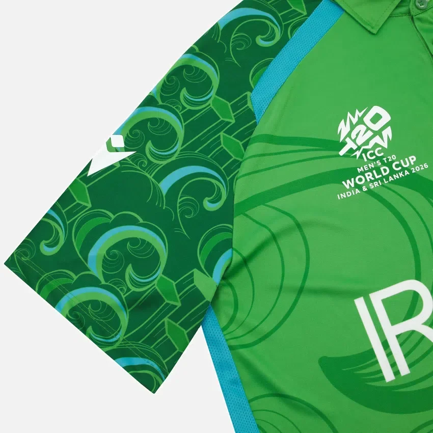 Camisas de partido T-20 junior del equipo de críquet de Irlanda para la Copa del Mundo de 2026 Camisas de partido T-20 junior del equipo de críquet de Irlanda para la Copa del Mundo de 2026