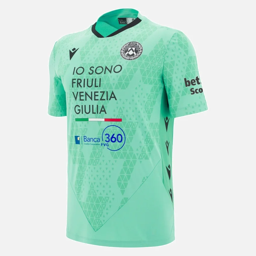 Camisas de portero visitante para adultos del Udinese Calcio 2025/26 Camisas de portero visitante para adultos del Udinese Calcio 2025/26