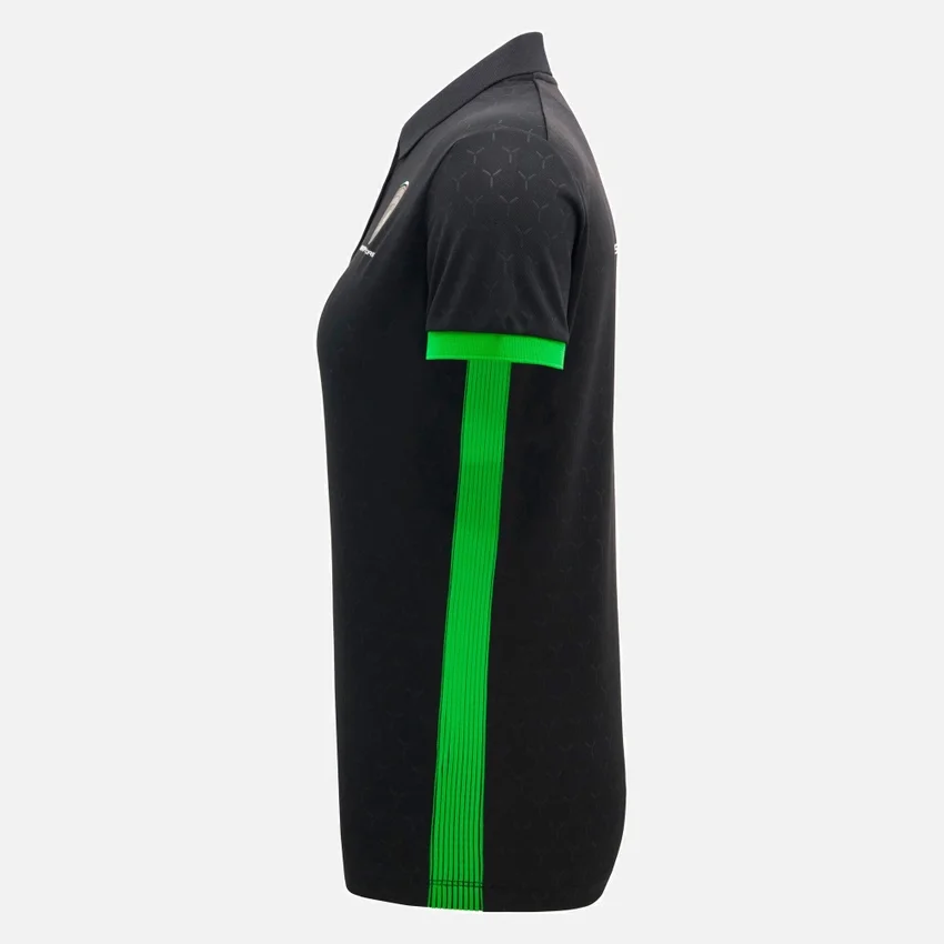 Camisas negras para mujer de Automobili Lamborghini Squadra Corse Camisas negras para mujer de Automobili Lamborghini Squadra Corse