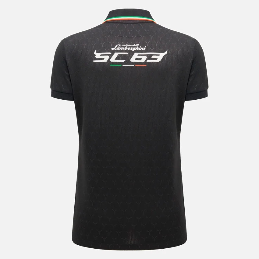 Camisas negras para mujer de Automobili Lamborghini Squadra Corse Camisas negras para mujer de Automobili Lamborghini Squadra Corse