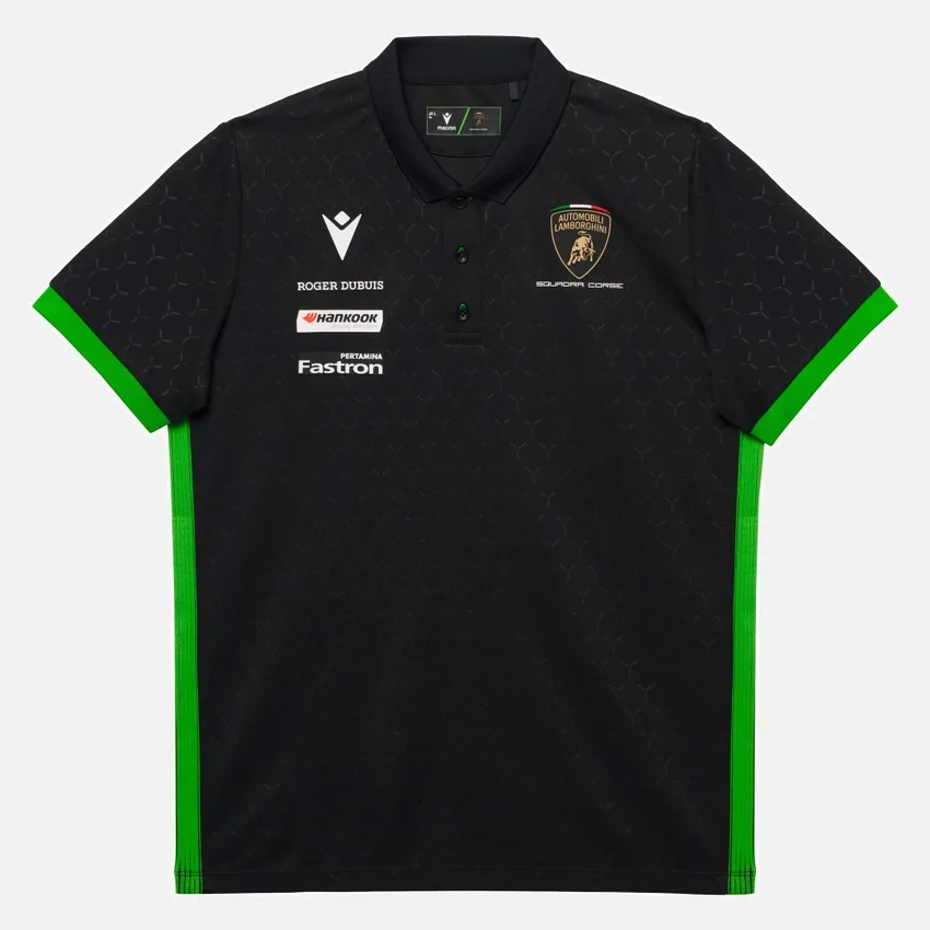 Camisas negras para niños de Automobili Lamborghini Squadra Corse Camisas negras para niños de Automobili Lamborghini Squadra Corse