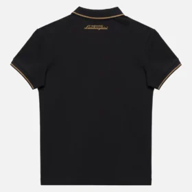 Camisas negras para niños de Automobili Lamborghini Squadra Corse