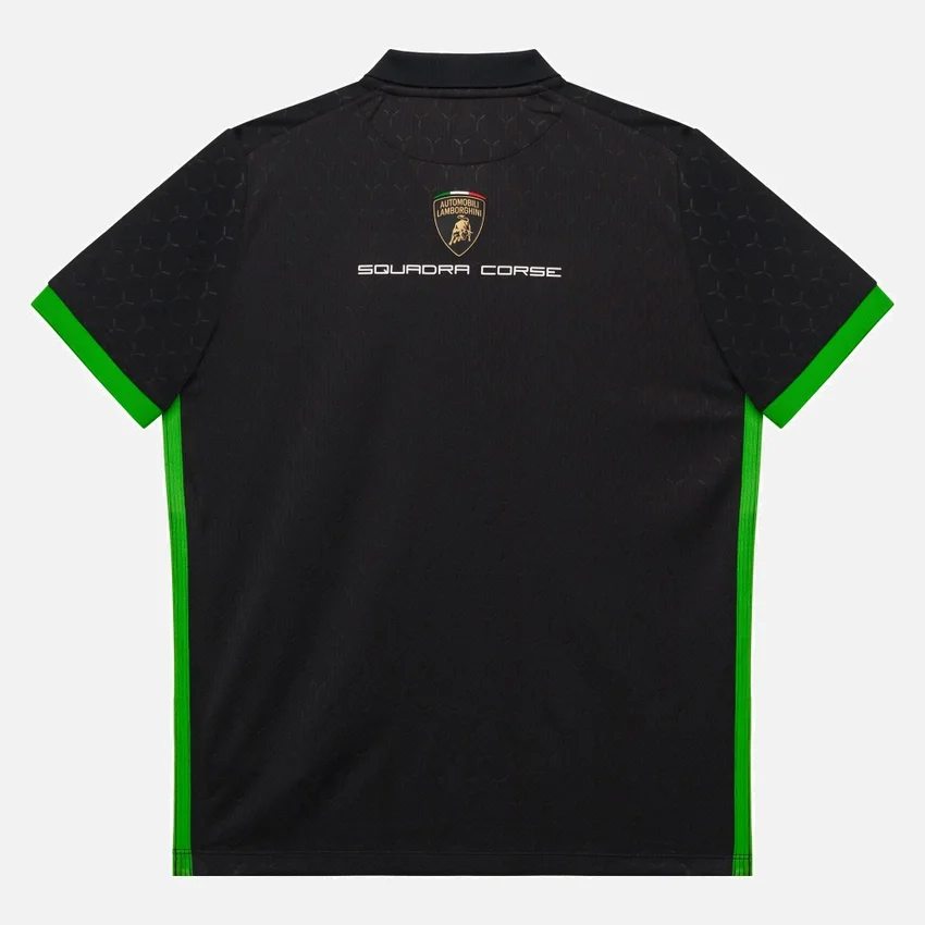 Camisas negras para niños de Automobili Lamborghini Squadra Corse Camisas negras para niños de Automobili Lamborghini Squadra Corse
