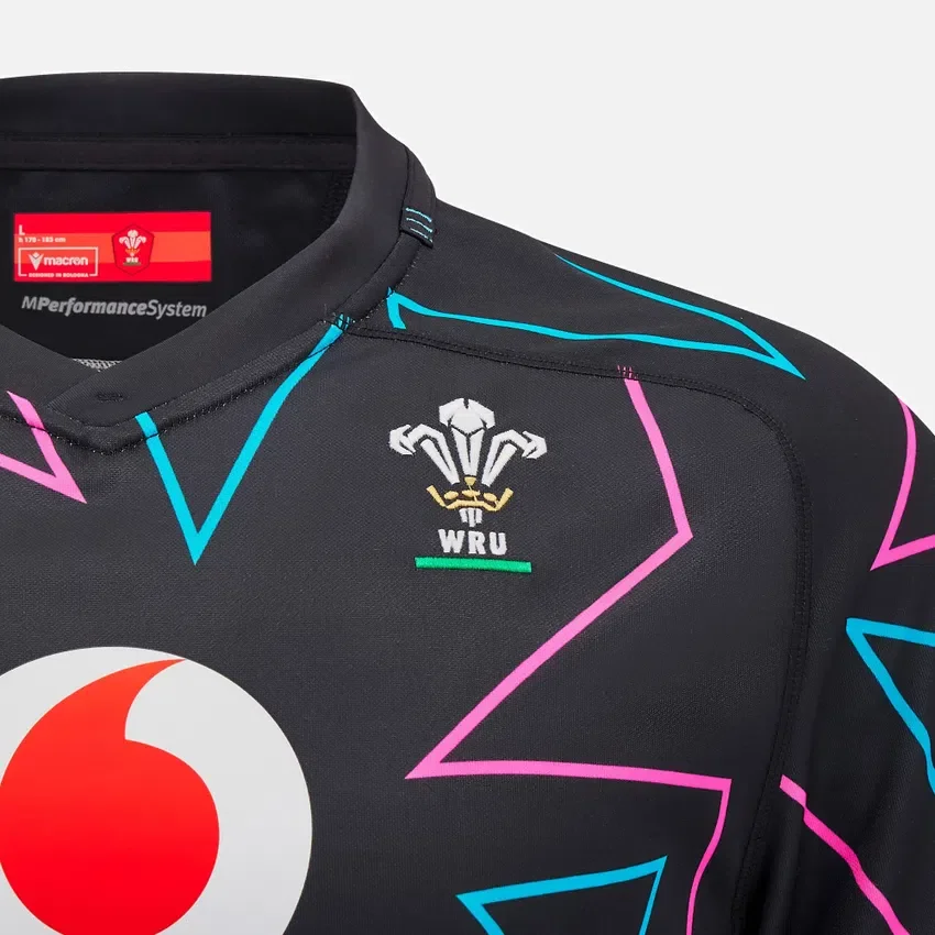 Camisas réplica de la equipación visitante del Welsh Rugby para la temporada 2025/26 Camisas réplica de la equipación visitante del Welsh Rugby para la temporada 2025/26