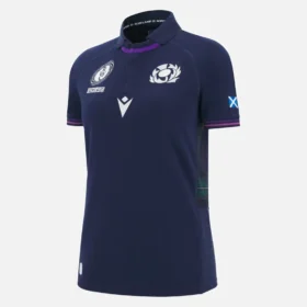Camisas réplica de la selección femenina de rugby de Escocia 2025/26 para partidos en casa