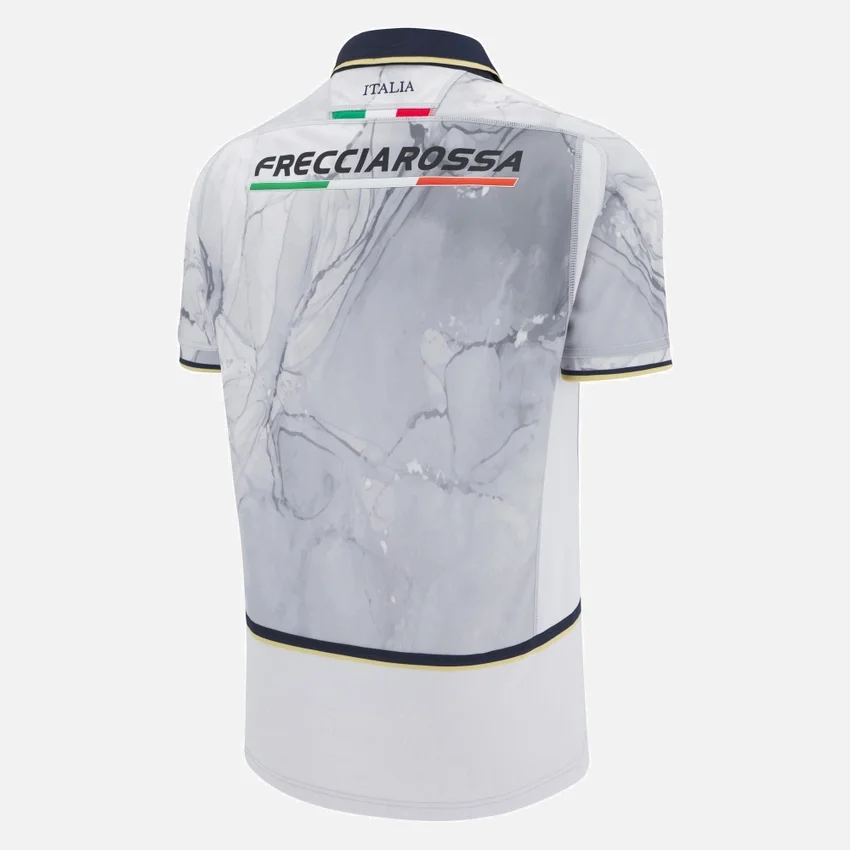 Camisas réplica de poliéster para adultos de Italia Rugby 2025/26 (visitante) Camisas réplica de poliéster para adultos de Italia Rugby 2025/26 (visitante)