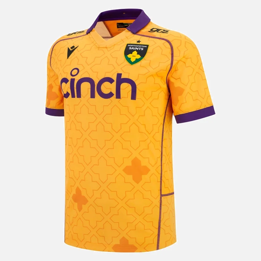 Camisas réplica de poliéster para adultos del Northampton Saints 2025/26 (visitante) Camisas réplica de poliéster para adultos del Northampton Saints 2025/26 (visitante)