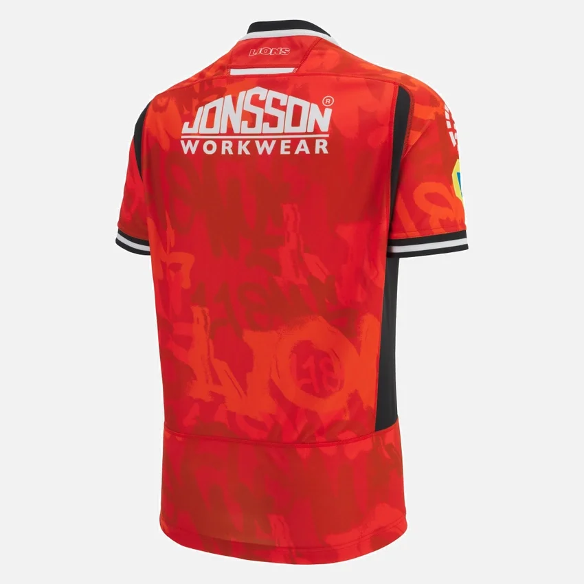 Camisas réplica de poliéster para adultos Lions Rugby 2025/26 Camisas réplica de poliéster para adultos Lions Rugby 2025/26