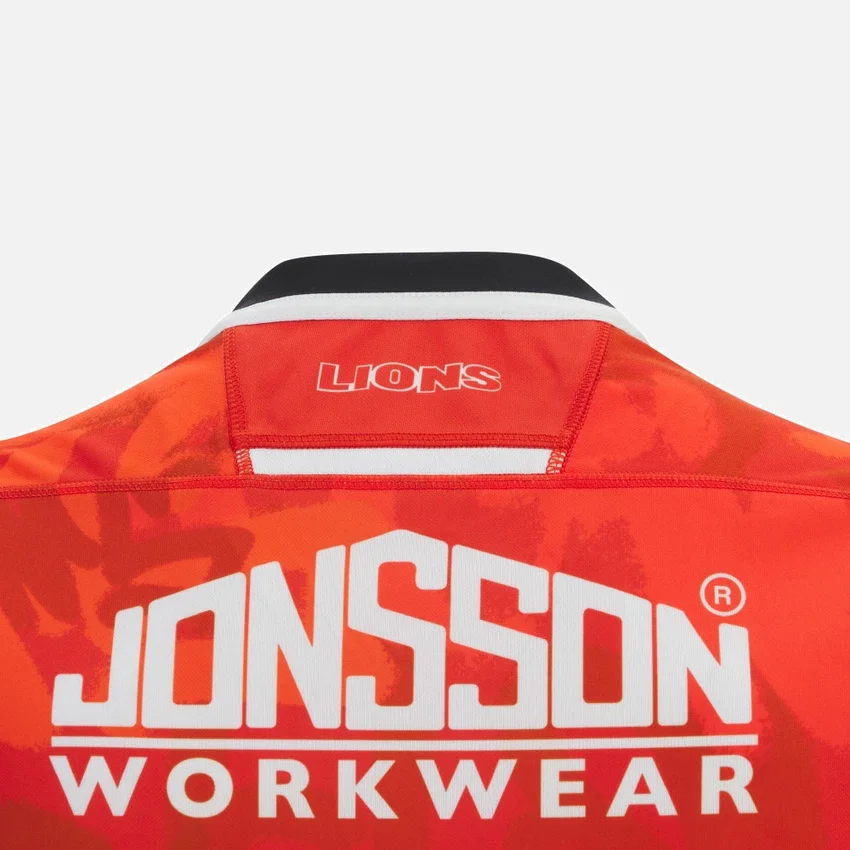 Camisas réplica de poliéster para adultos Lions Rugby 2025/26 Camisas réplica de poliéster para adultos Lions Rugby 2025/26