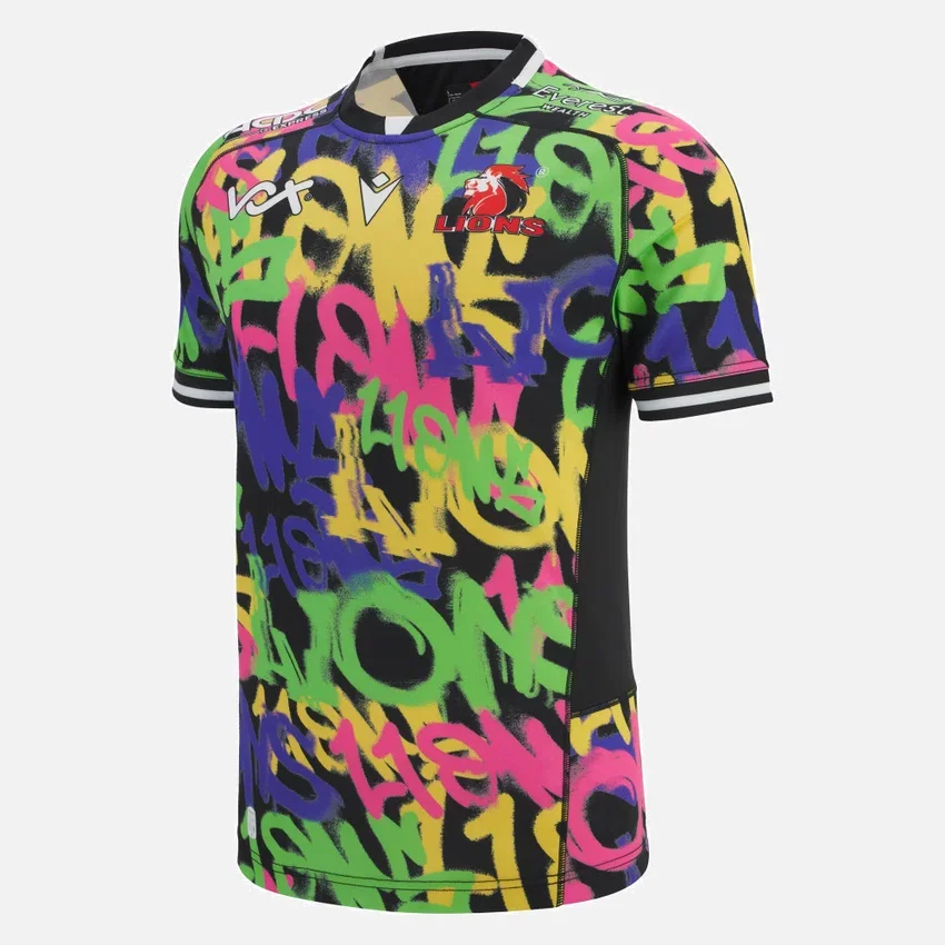 Camisas réplica de poliéster para adultos Lions Rugby 2025/26 (visitante) Camisas réplica de poliéster para adultos Lions Rugby 2025/26 (visitante)