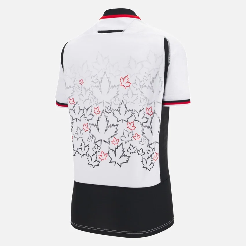 Camisas réplica de visitante de la selección femenina de rugby de Canadá WRWC 2025 Camisas réplica de visitante de la selección femenina de rugby de Canadá WRWC 2025