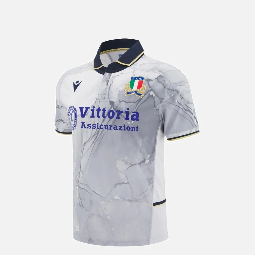 Camisas réplica de visitante junior de Italia Rugby 2025/26 Camisas réplica de visitante junior de Italia Rugby 2025/26