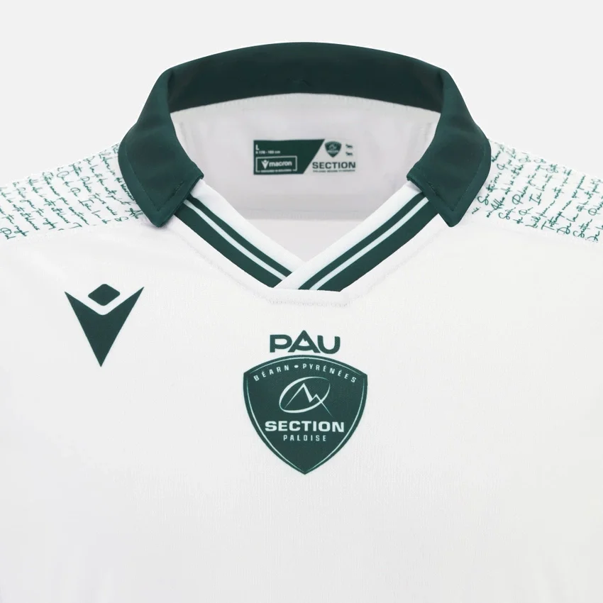 Camisas réplica de visitante para adultos del Section Paloise 2025/26 Camisas réplica de visitante para adultos del Section Paloise 2025/26