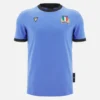 Camiseta de algodón acanalado Italia Rugby 2025/26 Línea para aficionados
