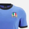 Camiseta de algodón acanalado Italia Rugby 2025/26 Línea para aficionados