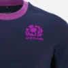 Camiseta de algodón azul marino Scottish Rugby 2025/26