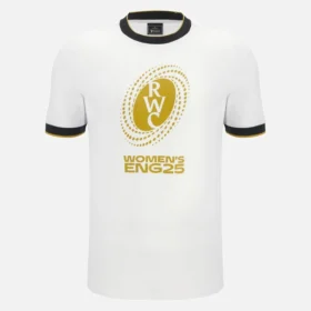 Camiseta de algodón de la línea para aficionados adultos de la Copa del Mundo de Rugby Femenino 2025