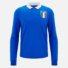 Camiseta de algodón de la línea para aficionados Italia Rugby 2025/26 para adultos Camiseta de algodón de la línea para aficionados Italia Rugby 2025/26 para adultos