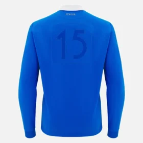 Camiseta de algodón de la línea para aficionados Italia Rugby 2025/26 para adultos