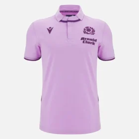 Camiseta de algodón de visitante de Scottish Rugby 2025/26 con manguitos