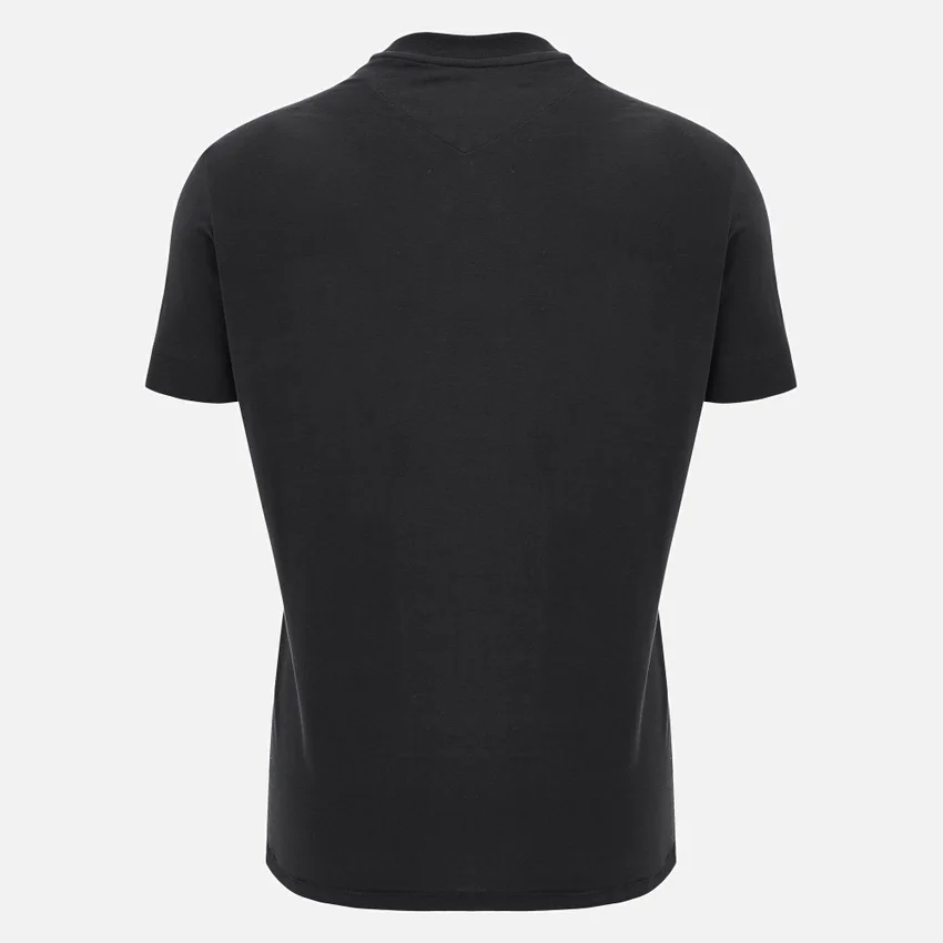 Camiseta de algodón negra Glasgow Warriors 2025/26 Camiseta de algodón negra Glasgow Warriors 2025/26