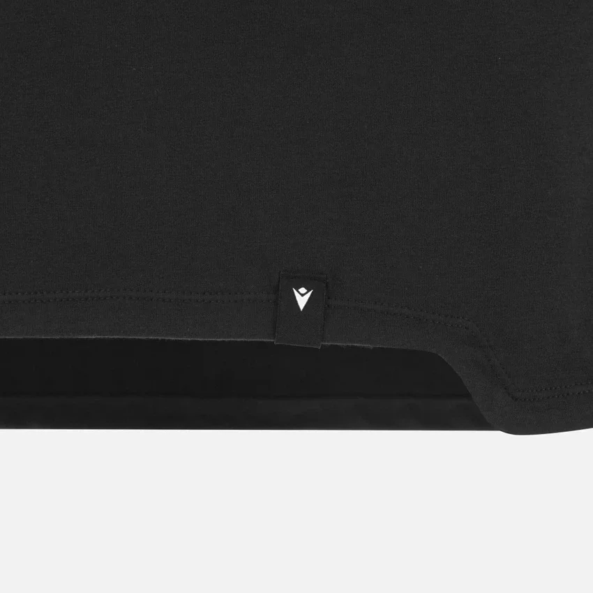 Camiseta de algodón negra Glasgow Warriors 2025/26 Camiseta de algodón negra Glasgow Warriors 2025/26