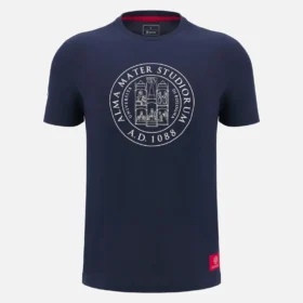 Camiseta de algodón para adulto de la colección Unibo en azul marino