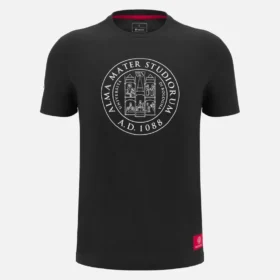 Camiseta de algodón para adultos de la colección Unibo en color negro Camiseta de algodón para adultos de la colección Unibo en color negro
