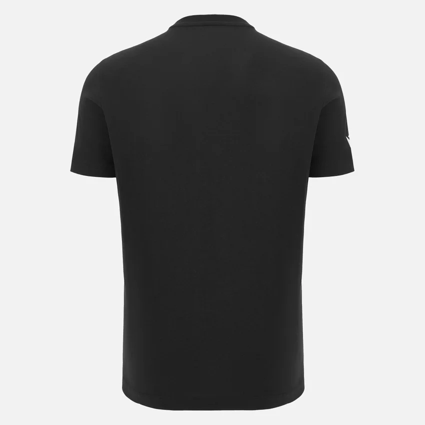 Camiseta de algodón para adultos de la colección Unibo en color negro Camiseta de algodón para adultos de la colección Unibo en color negro