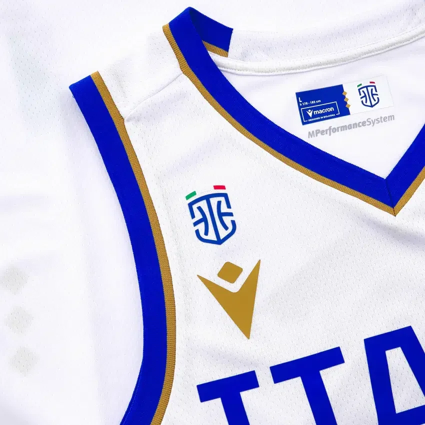 Camiseta de entrenamiento para adultos Italbasket 2025/26 Camiseta de entrenamiento para adultos Italbasket 2025/26