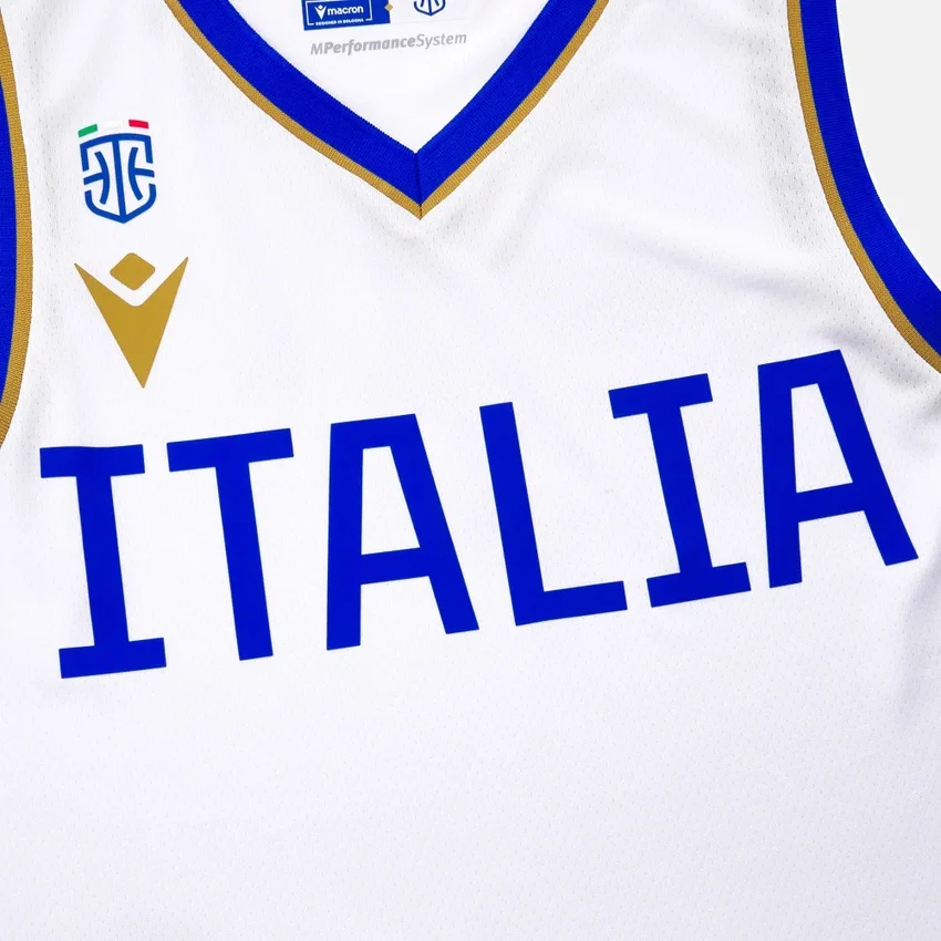 Camiseta de entrenamiento para adultos Italbasket 2025/26 Camiseta de entrenamiento para adultos Italbasket 2025/26