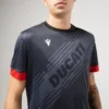 Camiseta de pádel negra Macron X Ducati Camiseta de pádel negra Macron X Ducati
