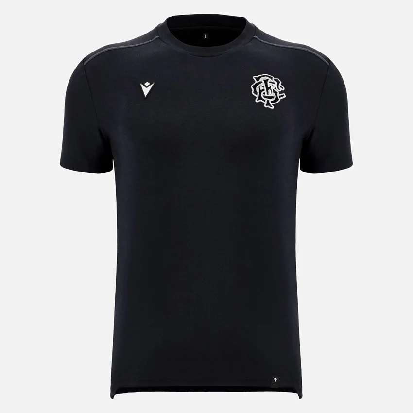 Camiseta de viaje Barbarians 2025/26 negra Camiseta de viaje Barbarians 2025/26 negra