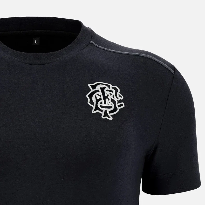 Camiseta de viaje Barbarians 2025/26 negra Camiseta de viaje Barbarians 2025/26 negra