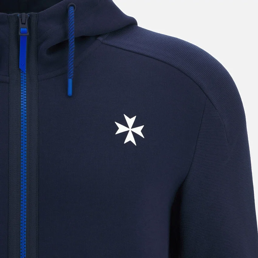 Camiseta de viaje con cremallera completa para adultos Auxerre 2025/26 Athleisure Camiseta de viaje con cremallera completa para adultos Auxerre 2025/26 Athleisure