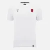 Camiseta deportiva blanca de estilo Athleisure de la selección nacional de Albania FSHF 2026/27 para hombre