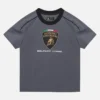 Camiseta deportiva gris para niño de Automobili Lamborghini Squadra Corse Camiseta deportiva gris para niño de Automobili Lamborghini Squadra Corse