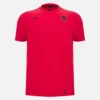 Camiseta deportiva roja de estilo Athleisure de la selección nacional de Albania FSHF 2026/27 para hombre