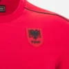 Camiseta deportiva roja de la selección nacional de Albania FSHF 2026/27 Athleisure para jóvenes