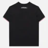 Camiseta deportiva tricolor negra para niño de Automobili Lamborghini Squadra Corse Camiseta deportiva tricolor negra para niño de Automobili Lamborghini Squadra Corse