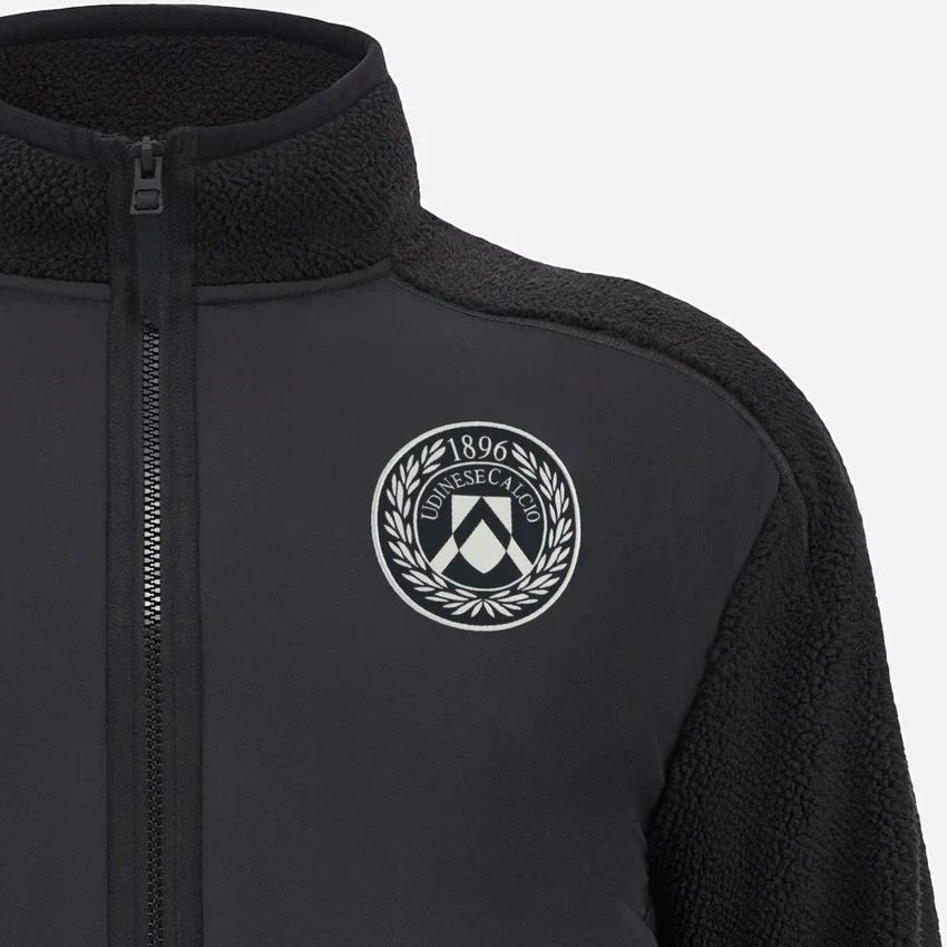 Chaqueta Teddy con cremallera completa de viaje para adultos Athleisure del Udinese Calcio 2025/26 Chaqueta Teddy con cremallera completa de viaje para adultos Athleisure del Udinese Calcio 2025/26