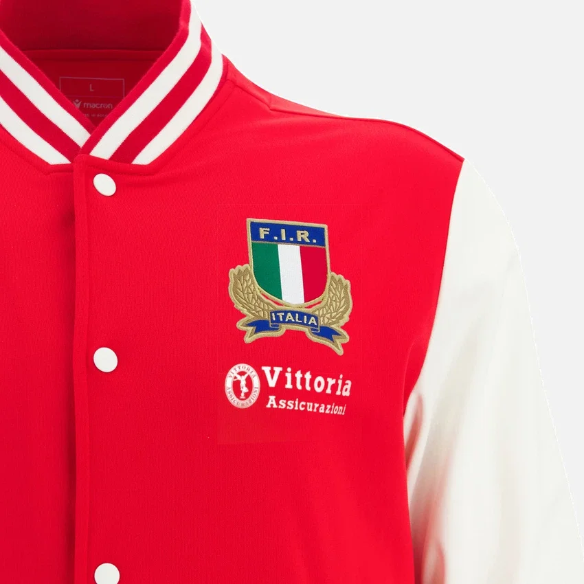 Cápsula Garibaldi Italia Rugby 2025/26 Chaqueta Anthem de estilo Athleisure para adultos Cápsula Garibaldi Italia Rugby 2025/26 Chaqueta Anthem de estilo Athleisure para adultos